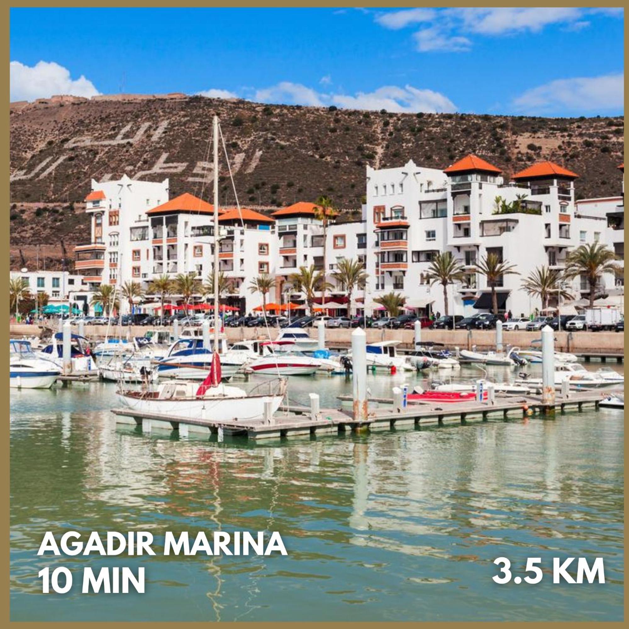 La Casa Boheme - Cozy Bohemian Retreat In Agadir Leilighet Eksteriør bilde
